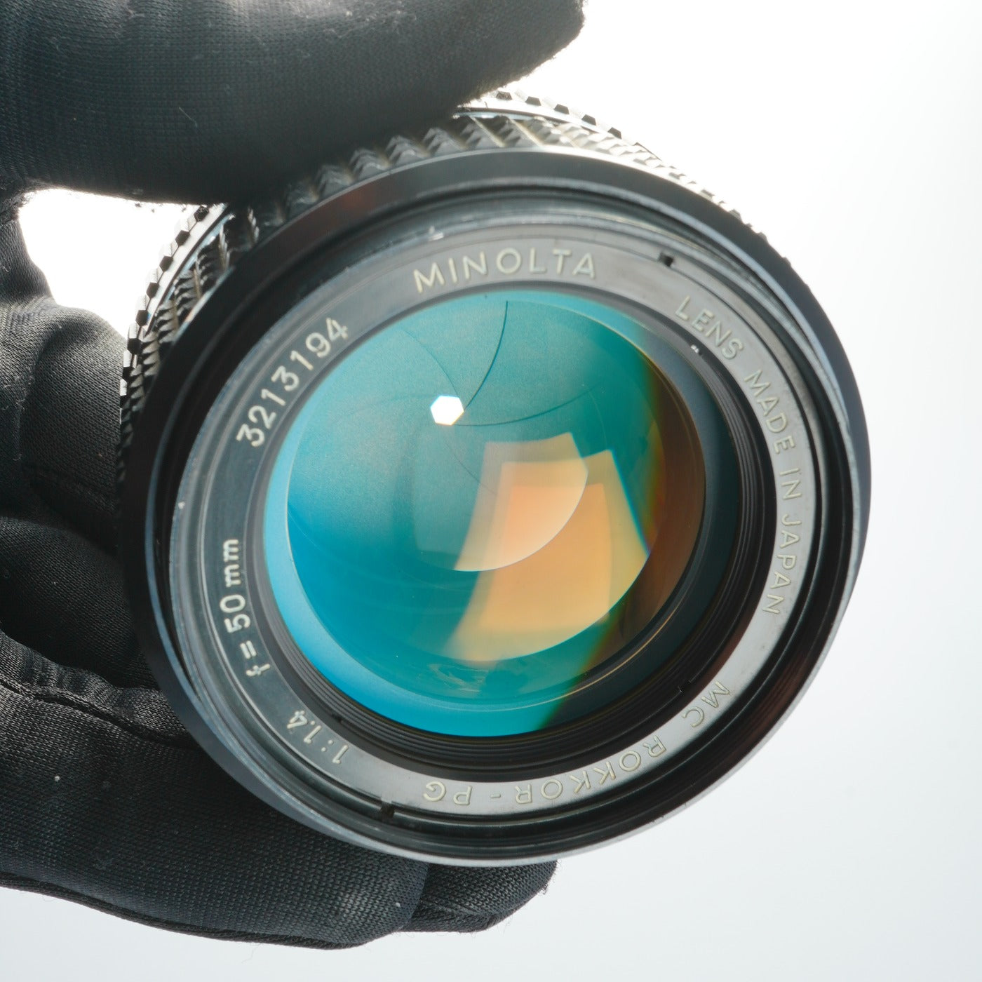 MINOLTA MC ROKKOR-PG 50mm F/1.4 単焦点レンズ