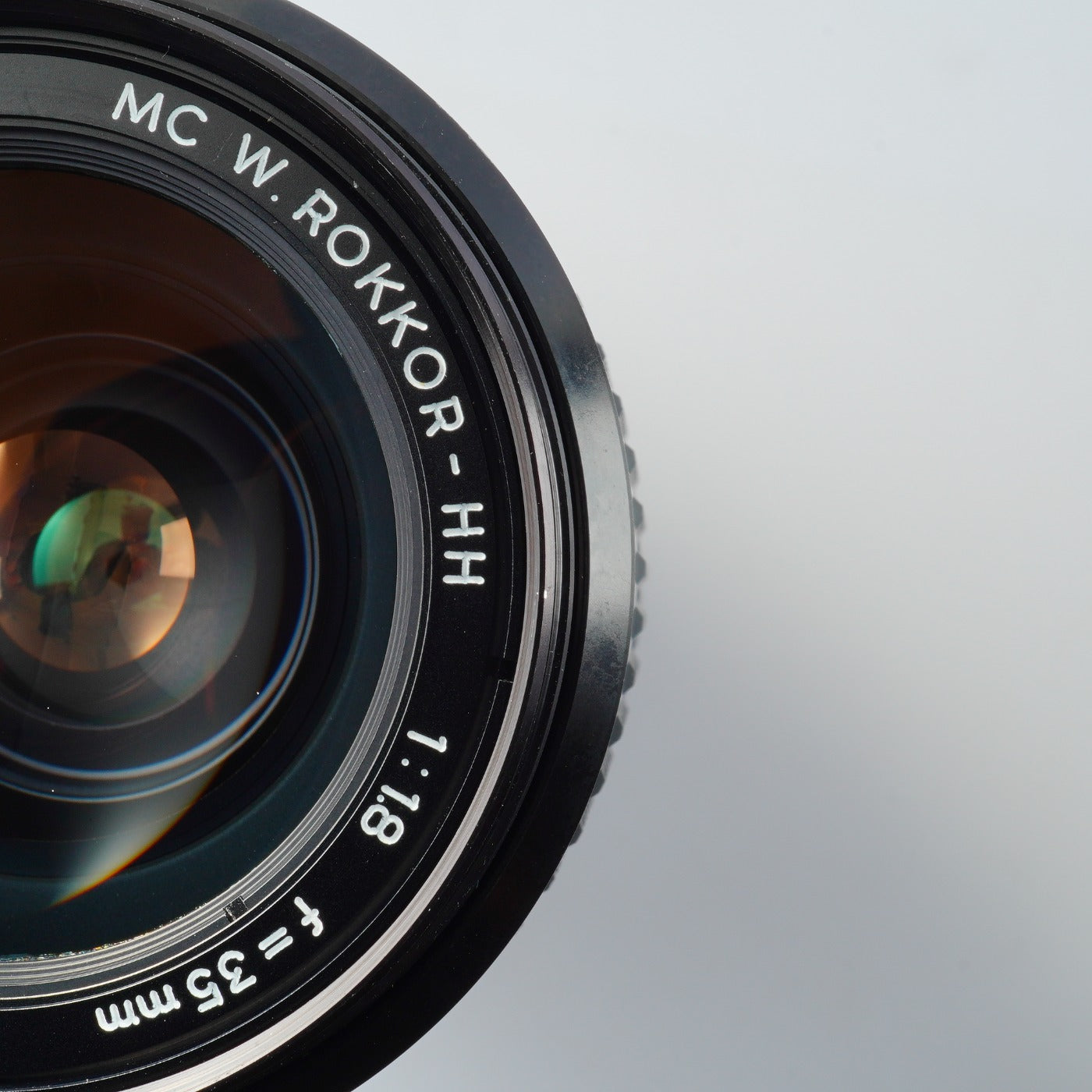 MINOLTA MC W.ROKKOR HH 35mm F/1.8 単焦点レンズ