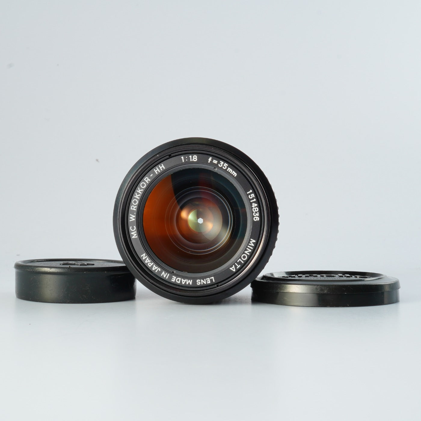 MINOLTA MC W.ROKKOR HH 35mm F/1.8 単焦点レンズ