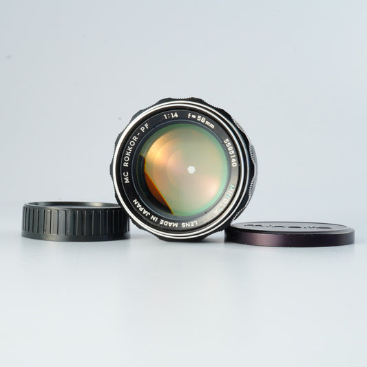 MINOLTA MC ROKKOR-PF 58mm F/1.4 単焦点レンズ