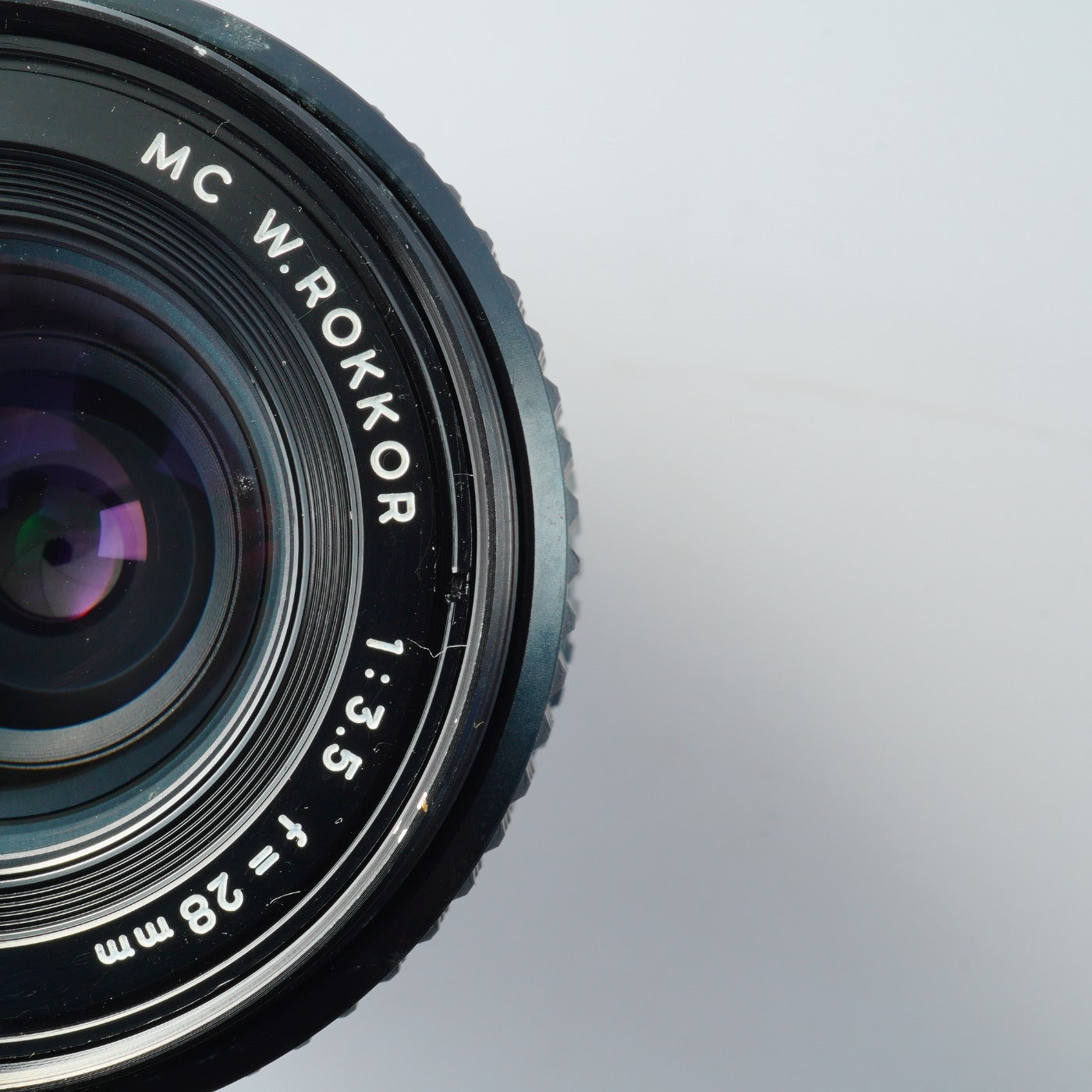 MINOLTA MC W.Rokkor 28mm F/3.5 単焦点レンズ