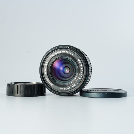 MINOLTA MC W.Rokkor 28mm F/3.5 単焦点レンズ