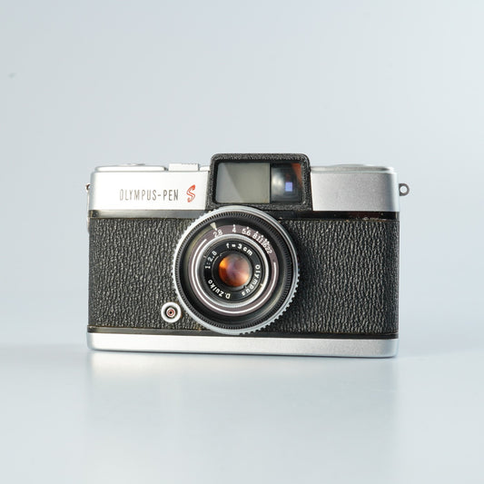 【Serviced】 OLYMPUS PEN-S D.Zuiko 30mm F/2.8 Half Frame Camera コンパクトフィルムカメラ