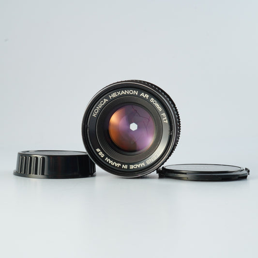 Konica HEXANON AR 50mm F/1.7 単焦点レンズ