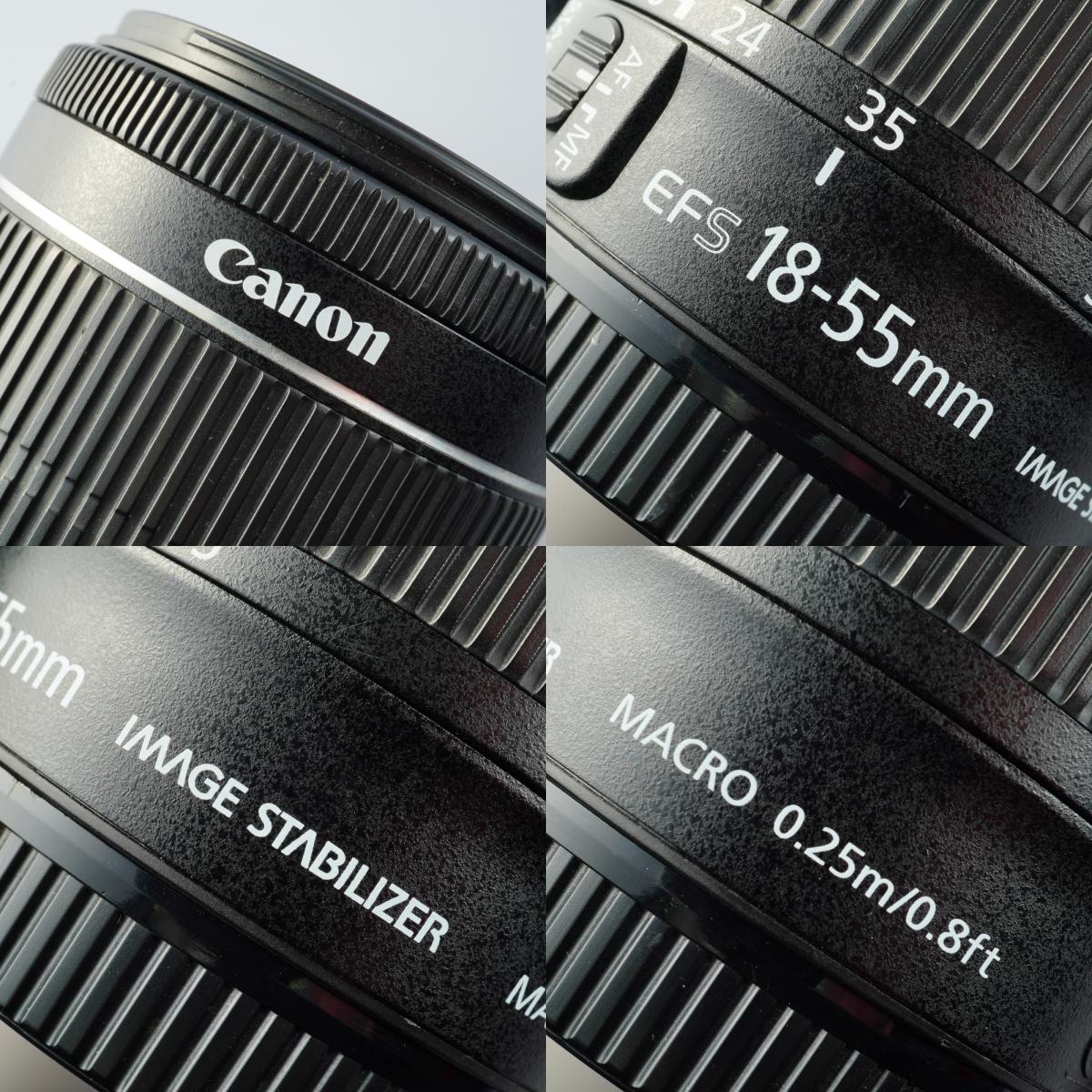 Canon EF-S 18-55mm F/3.5-5.6 IS STM ズームレンズ