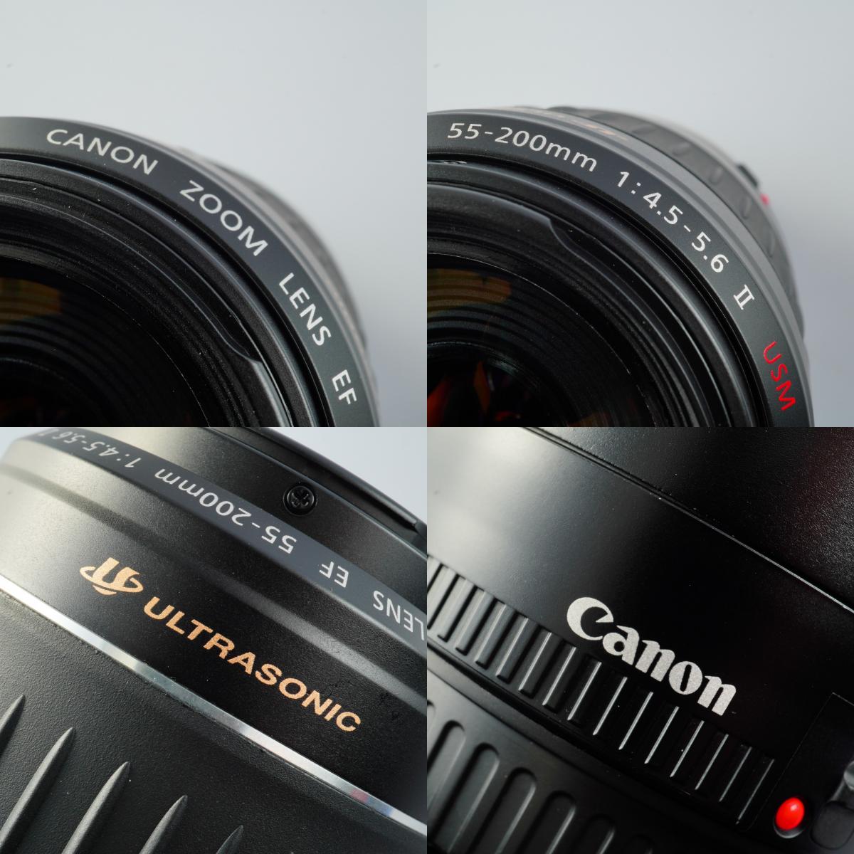 Canon EF 55-200mm F/4.5-5.6 II USM ズームレンズ