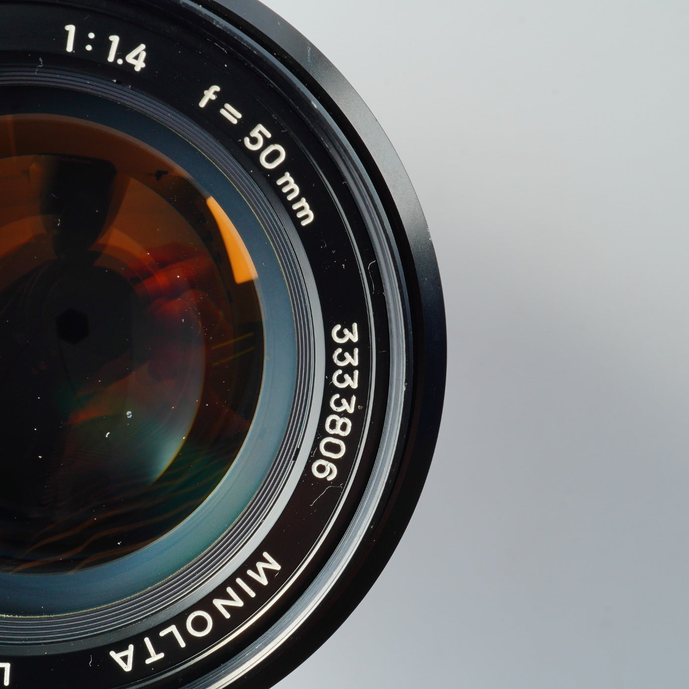 MINOLTA MC ROKKOR-PG 50mm F/1.4 単焦点レンズ