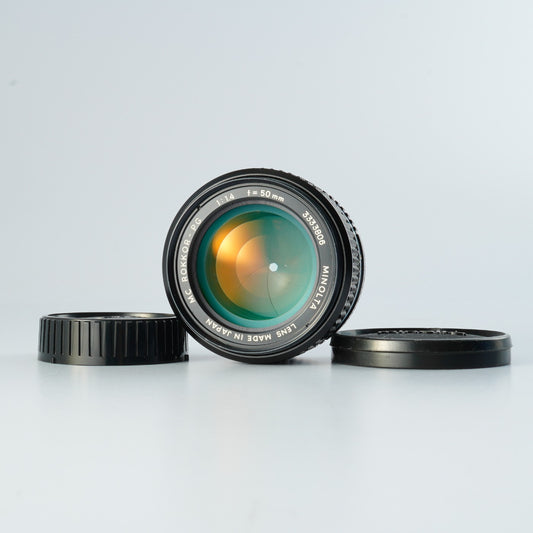 MINOLTA MC ROKKOR-PG 50mm F/1.4 単焦点レンズ