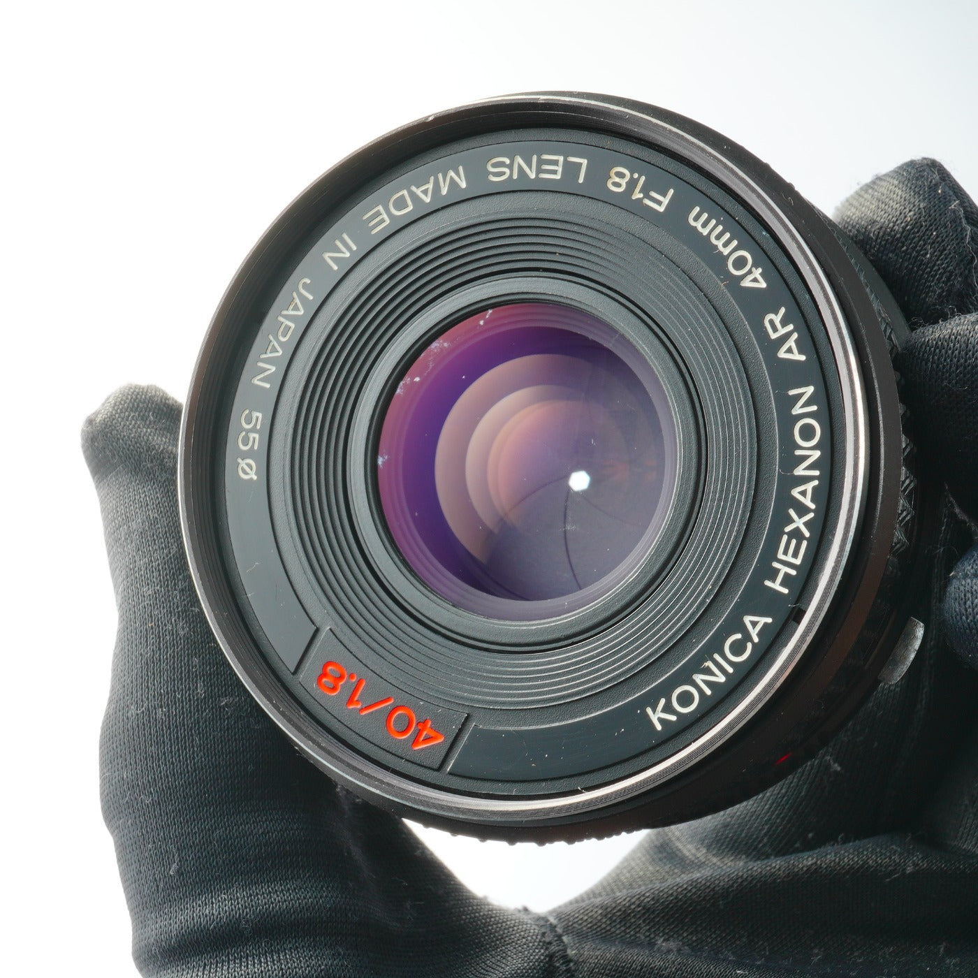 Konica Hexanon AR 40mm f/1.8 単焦点レンズ