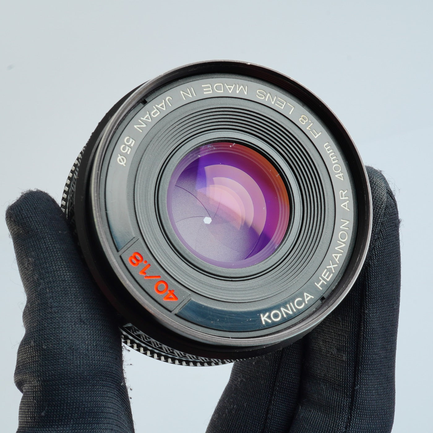 Konica Hexanon AR 40mm f/1.8 単焦点レンズ