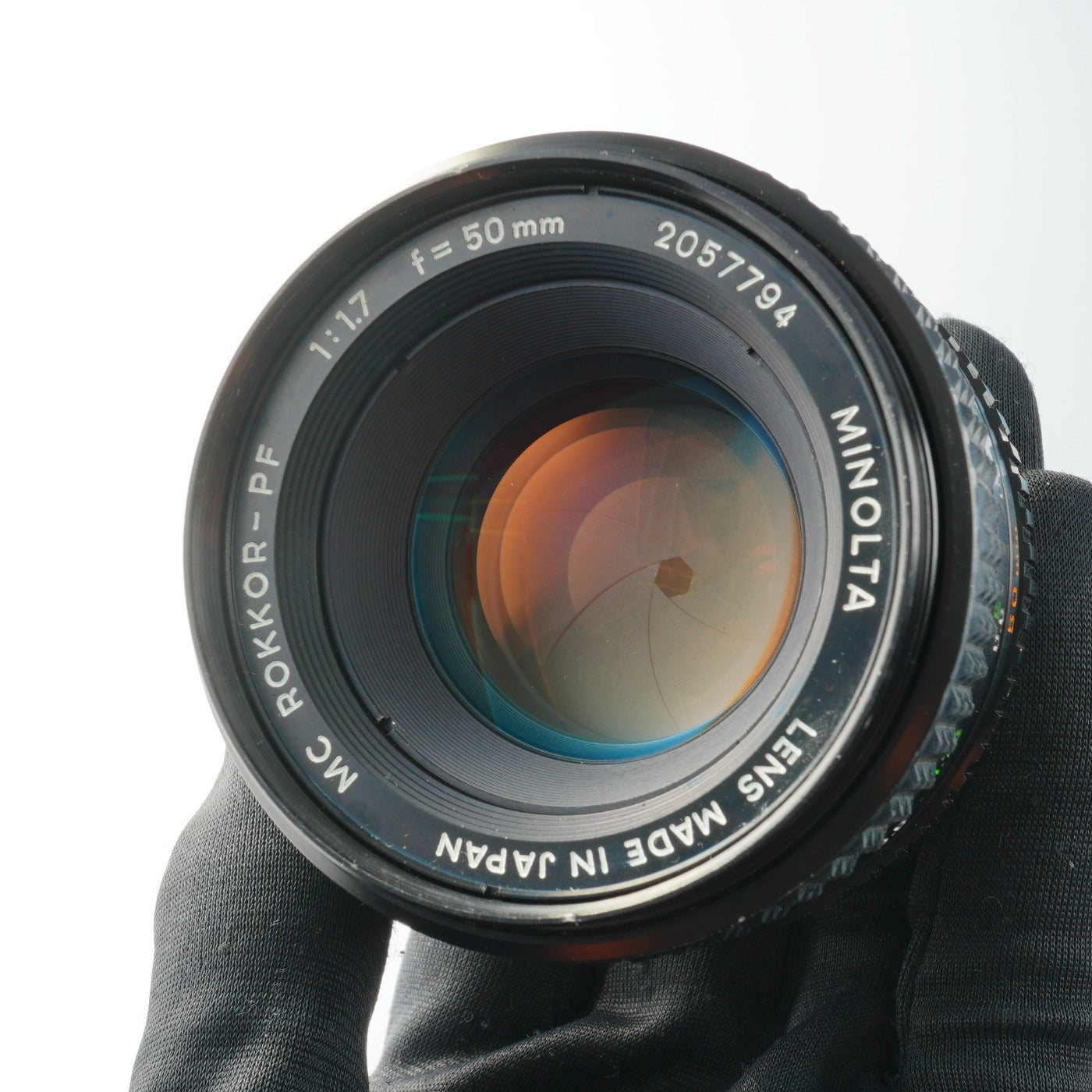 MINOLTA MC ROKKOR-PF 50mm F/1.7 単焦点レンズ