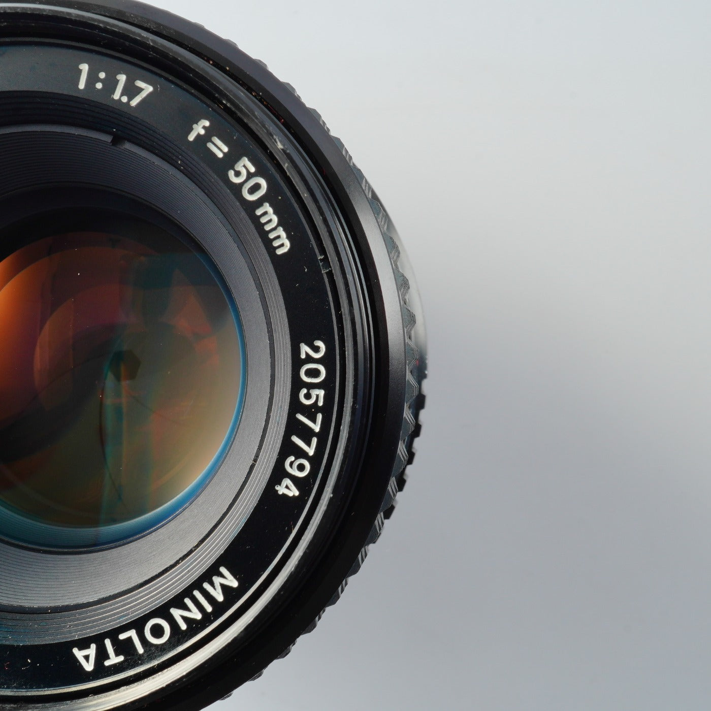 MINOLTA MC ROKKOR-PF 50mm F/1.7 単焦点レンズ