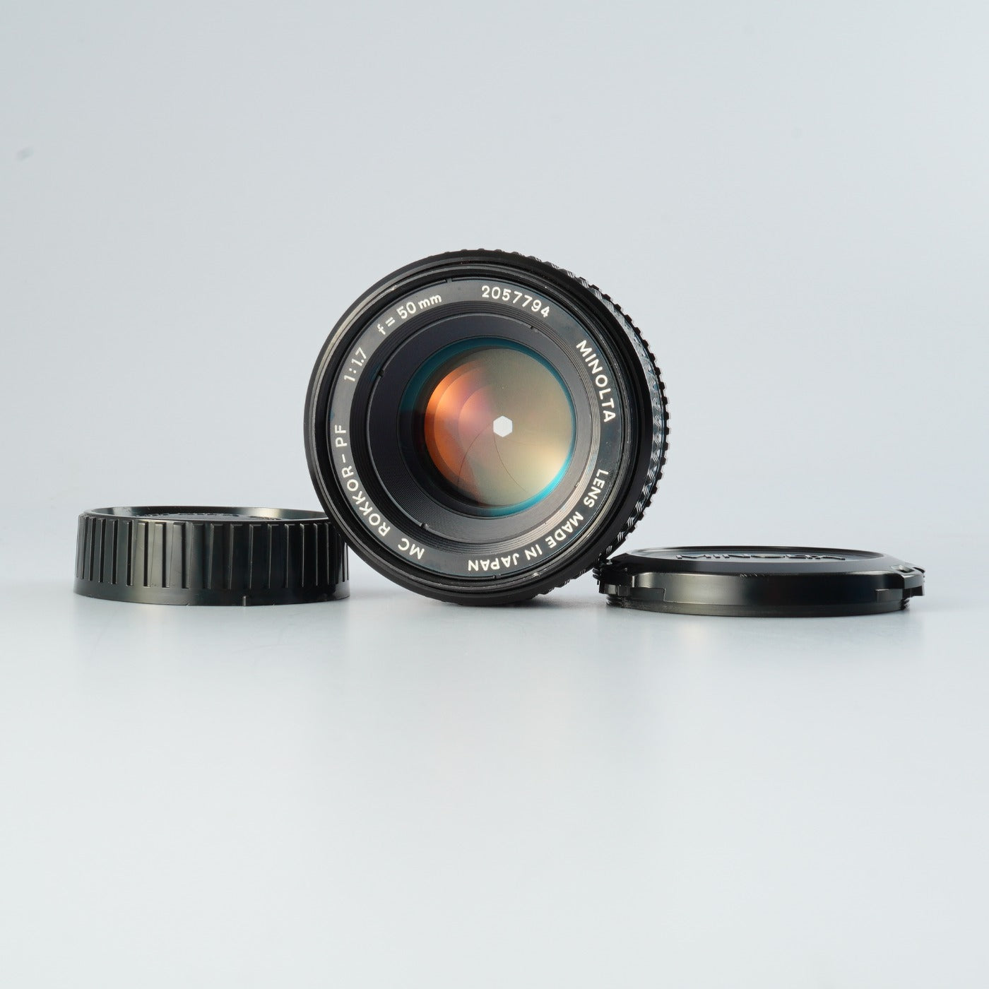 MINOLTA MC ROKKOR-PF 50mm F/1.7 単焦点レンズ