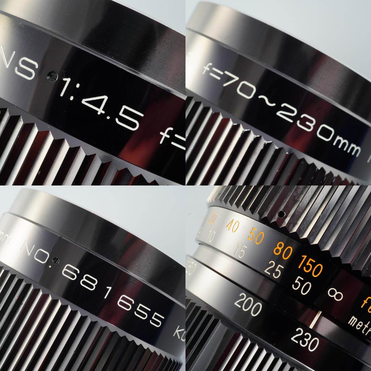 Konica HEXANON 70-230mm F/4.5 ズームレンズ