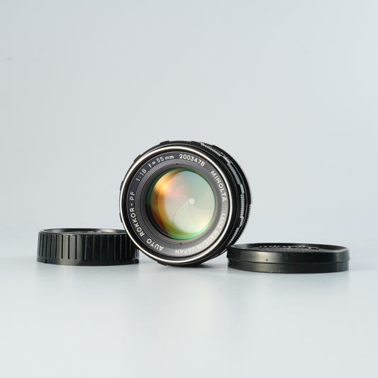 MINOLTA AUTO ROKKOR-PF 55mm F/1.8 単焦点レンズ