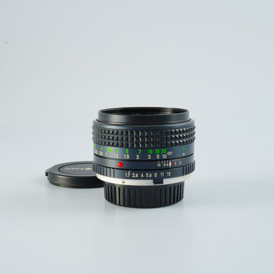 MINOLTA MC ROKKOR-PF 50mm F/1.7 単焦点レンズ