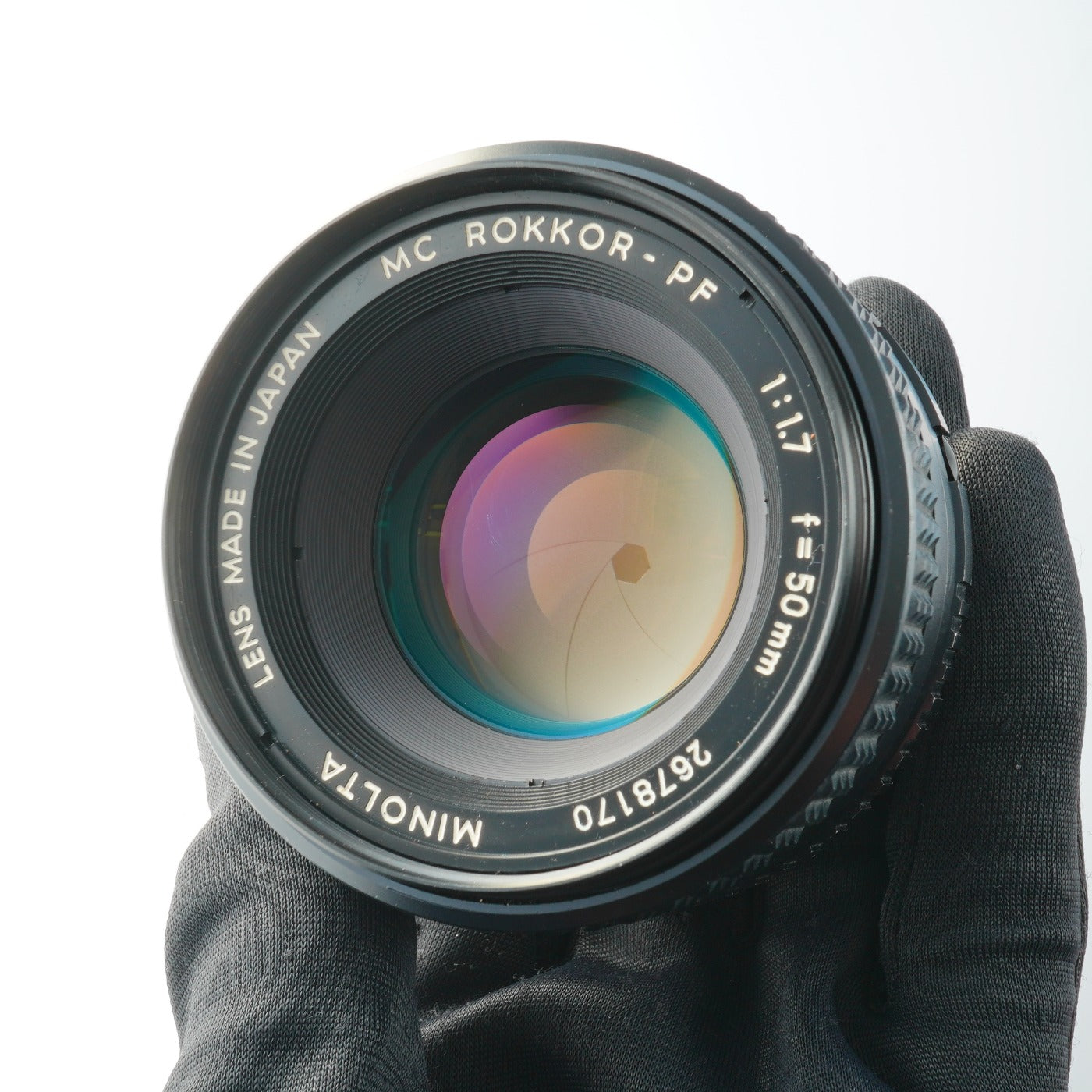 MINOLTA MC ROKKOR-PF 50mm F/1.7 単焦点レンズ