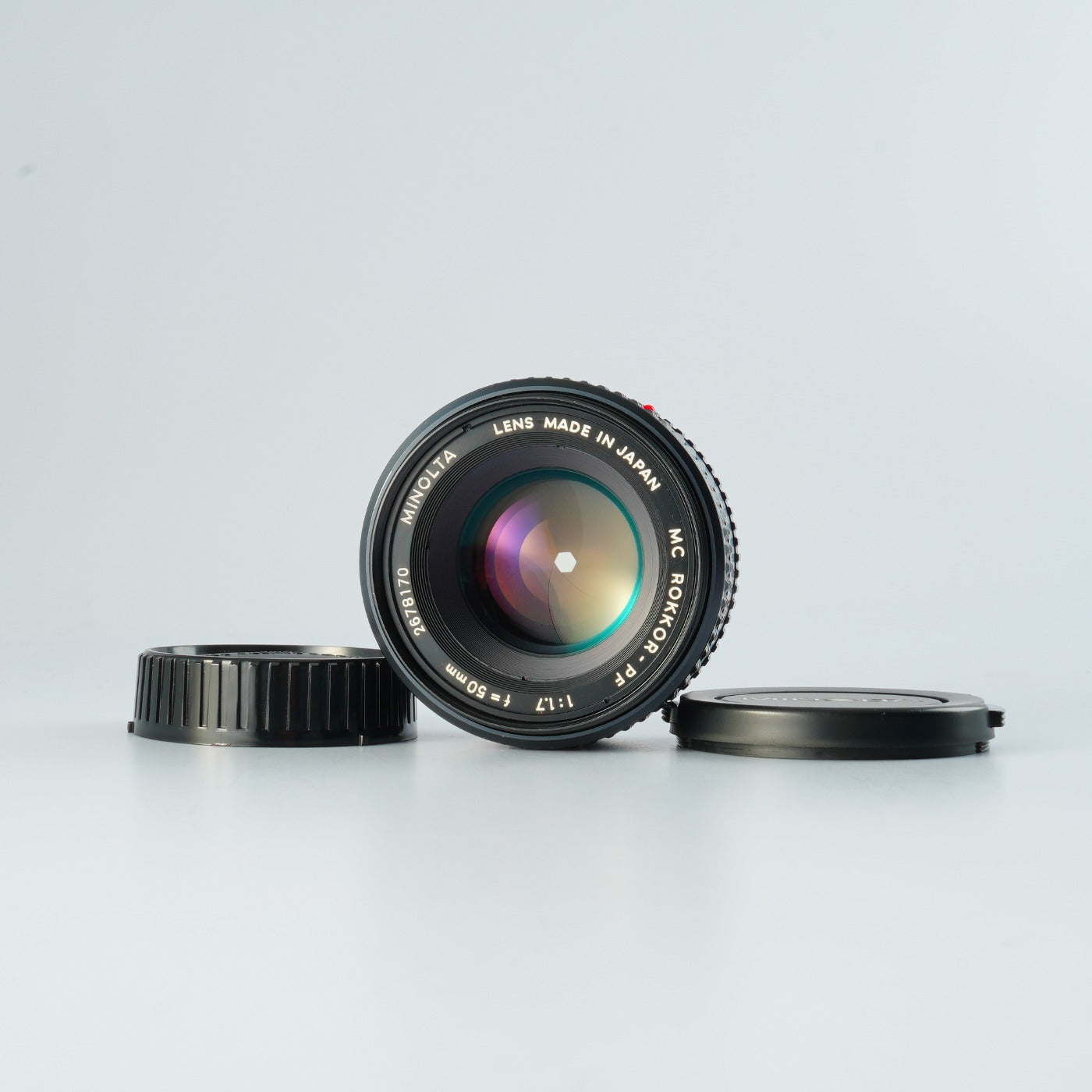 MINOLTA MC ROKKOR-PF 50mm F/1.7 単焦点レンズ