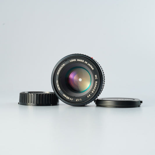 MINOLTA MC ROKKOR-PF 50mm F/1.7 単焦点レンズ