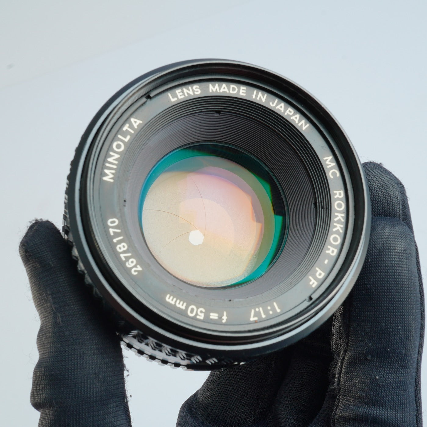 MINOLTA MC ROKKOR-PF 50mm F/1.7 単焦点レンズ