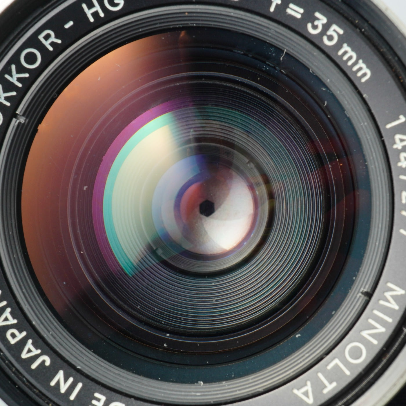 MINOLTA MC W.ROKKOR-HG 35mm F/2.8 単焦点レンズ