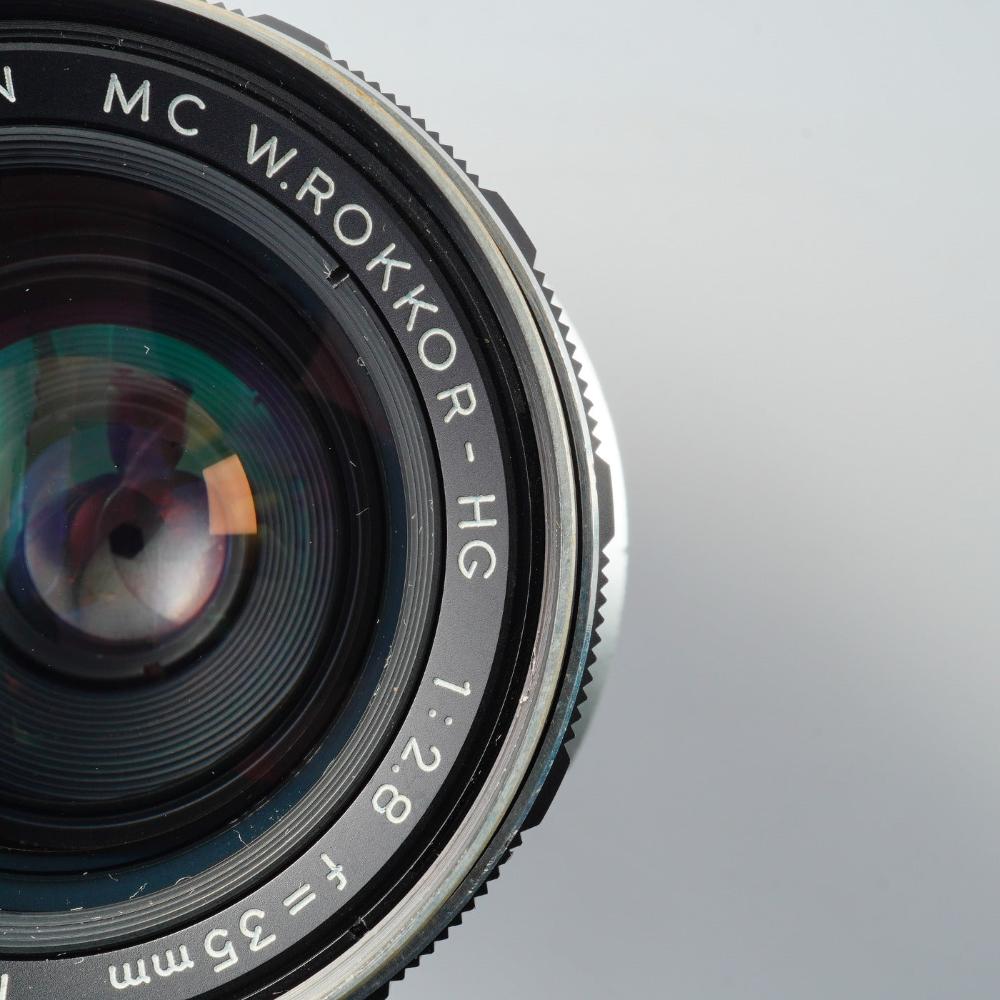 MINOLTA MC W.ROKKOR-HG 35mm F/2.8 単焦点レンズ