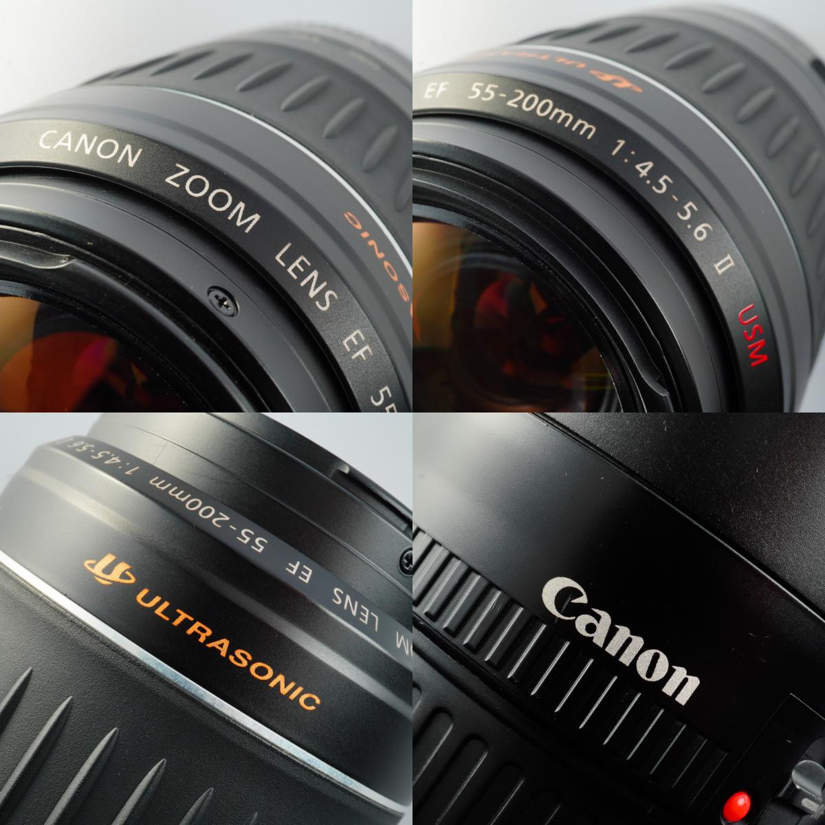 Canon EF 55-200mm F/4.5-5.6 II USM ズームレンズ