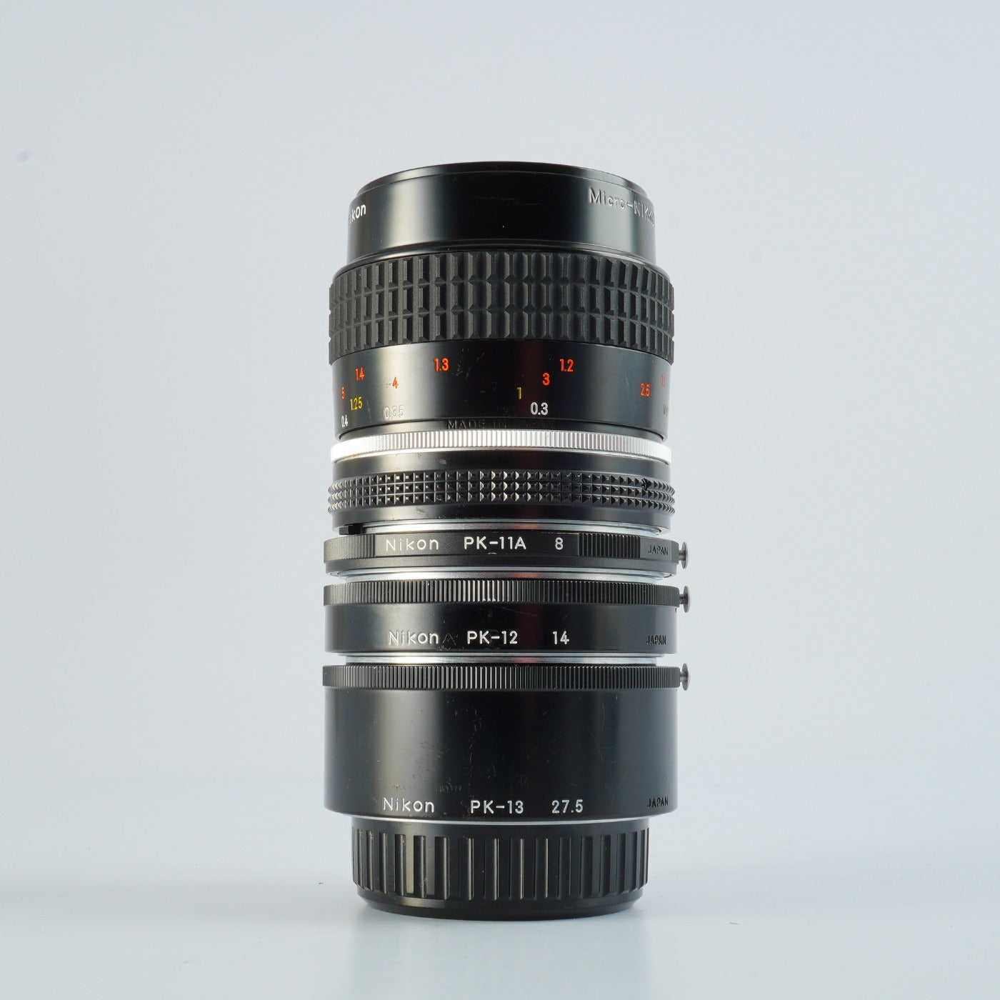 Nikon Ai-s Micro NIKKOR 55mm F/2.8 + PK-13-12-11A マクロレンズ