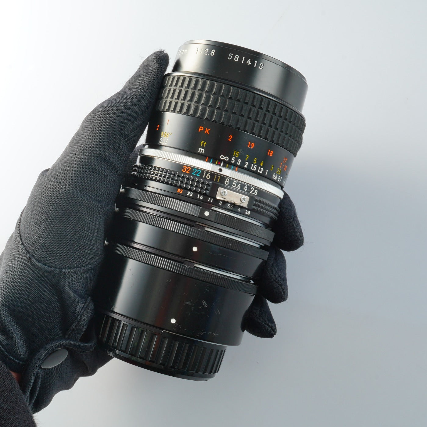 Nikon Ai-s Micro NIKKOR 55mm F/2.8 + PK-13-12-11A マクロレンズ