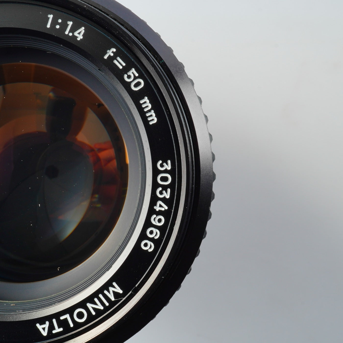 MINOLTA MC ROKKOR-PG 50mm F/1.4 単焦点レンズ