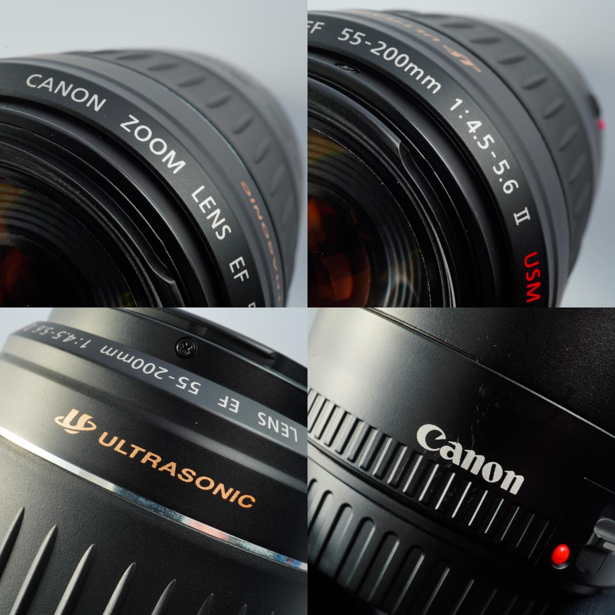 Canon EF 55-200mm F/4.5-5.6 II USM ズームレンズ