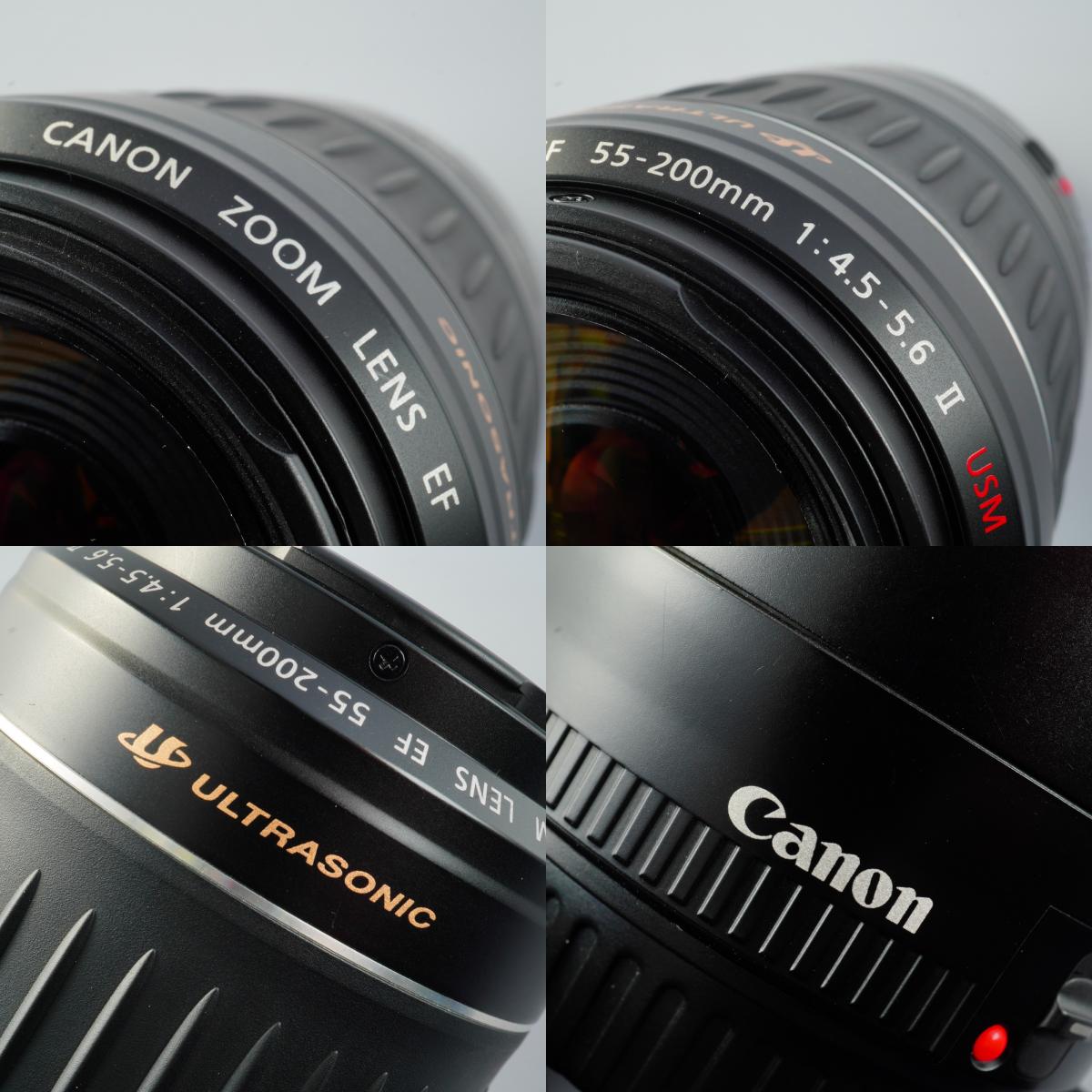 Canon EF 55-200mm F/4.5-5.6 II USM ズームレンズ