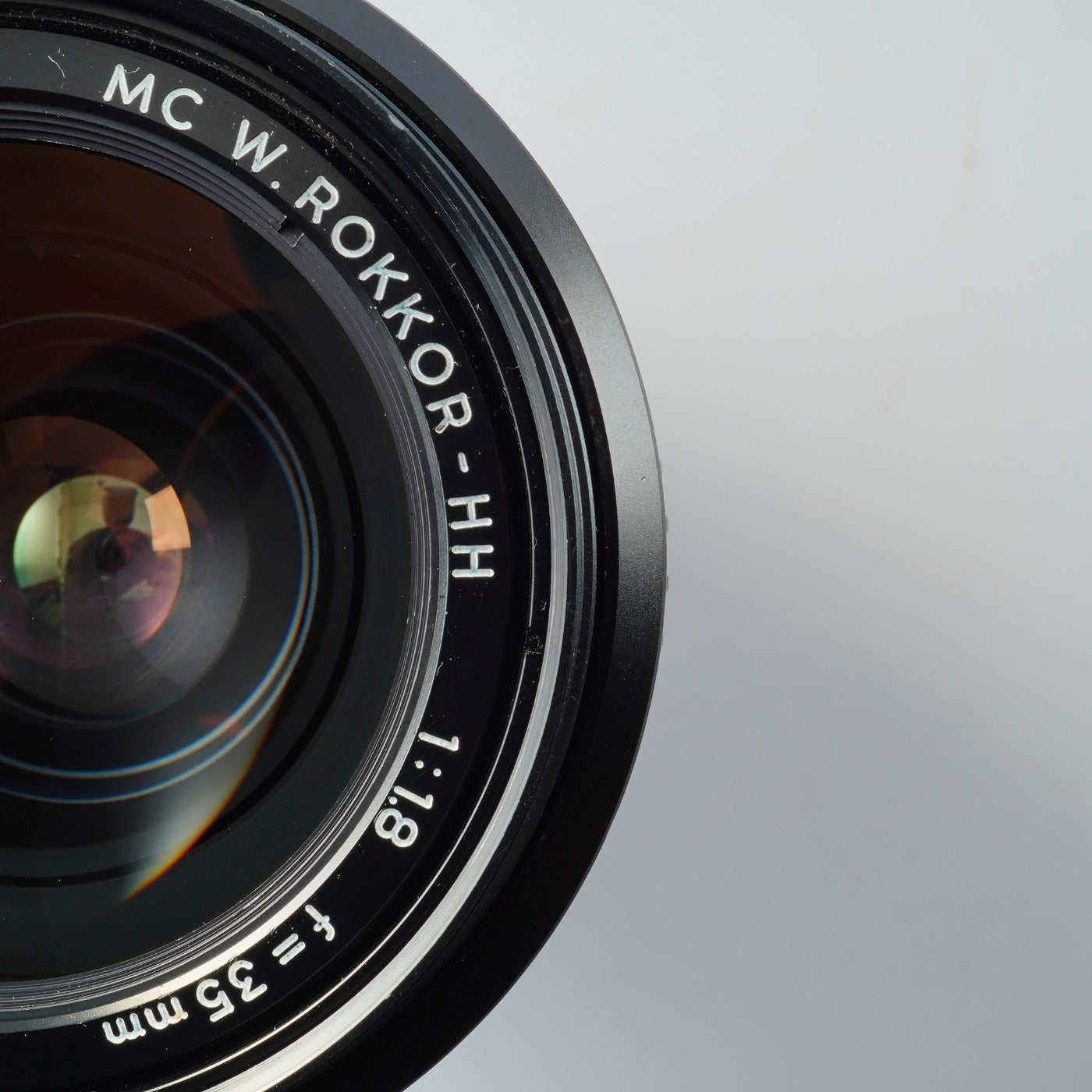 MINOLTA MC W.Rokkor HH 35mm F/1.8 単焦点レンズ