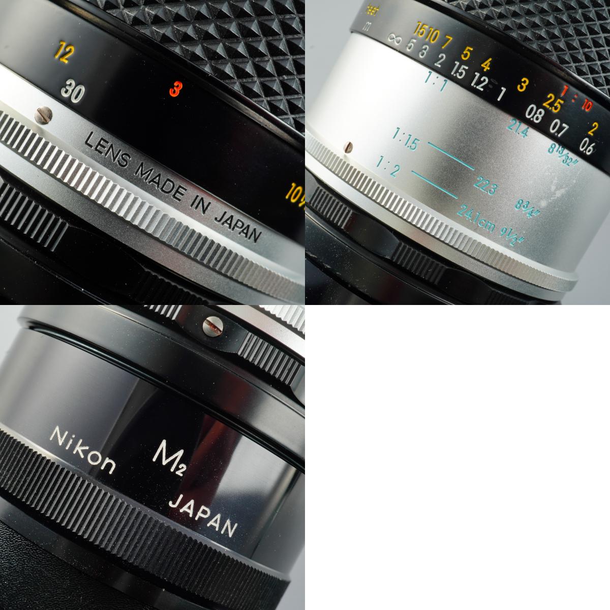 Nikon Micro Nikkor-P 55m F/3.5 非Ai 単焦点レンズ