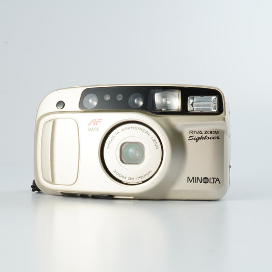 MINOLTA Riva Zoom Sightseen コンパクトフィルムカメラ