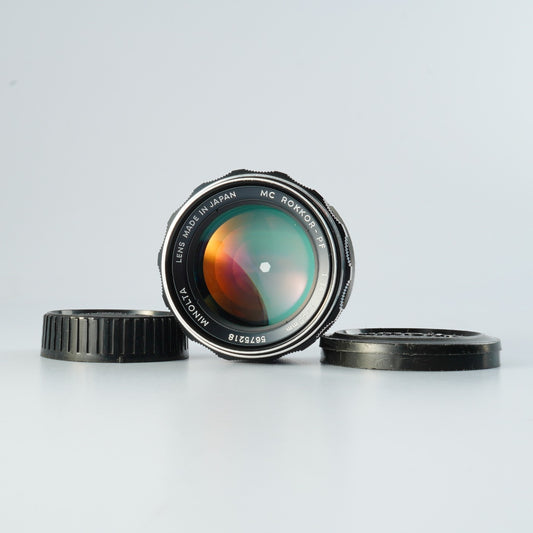 MINOLTA MC ROKKOR-PF 58mm F/1.4 単焦点レンズ