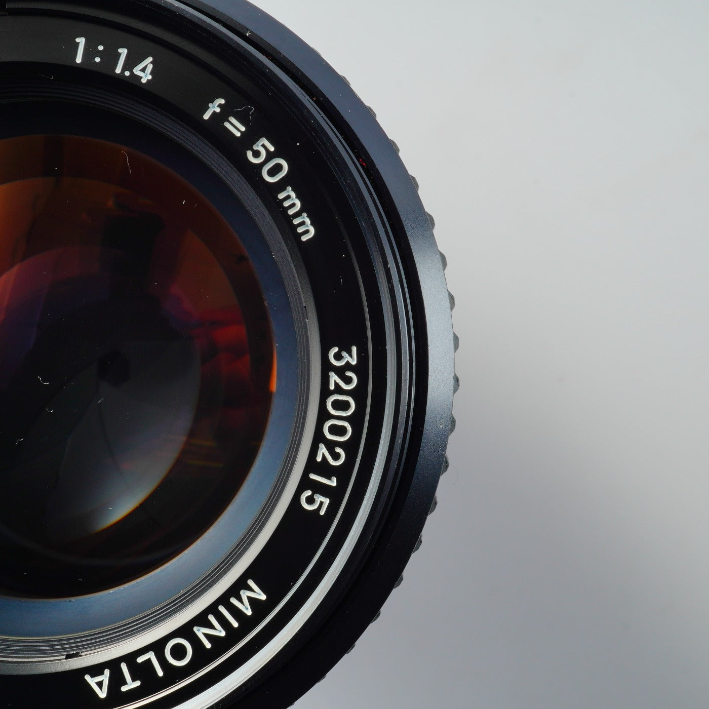 MINOLTA MC Rokkor-PG 50mm F/1.4 単焦点レンズ