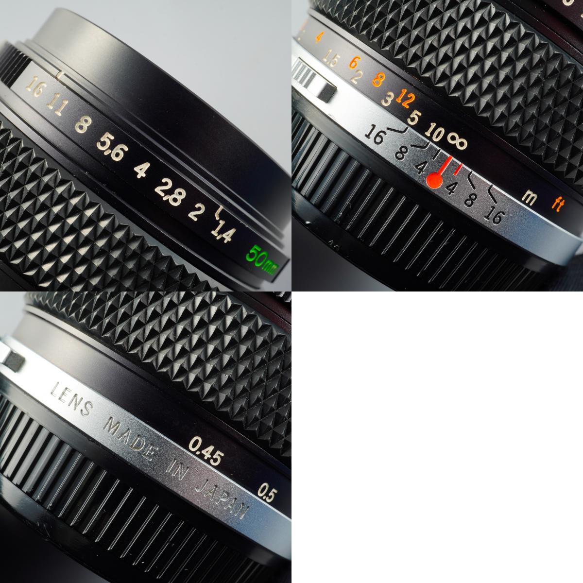 OLYMPUS OM-SYSTEM G.ZUIKO AUTO-S 50mm F/1.4 Festbrennweitenobjektiv