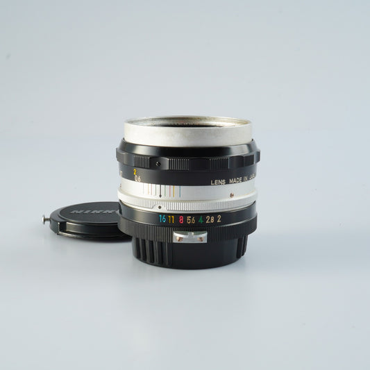 Nikon NIKKOR-H Auto 50mm F/2 非Ai 単焦点レンズ