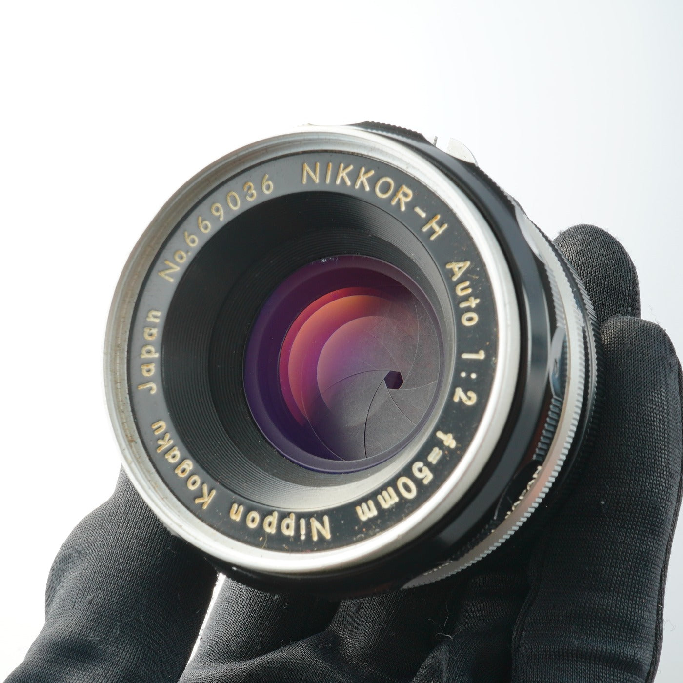 Nikon NIKKOR-H Auto 50mm F/2 非Ai 単焦点レンズ