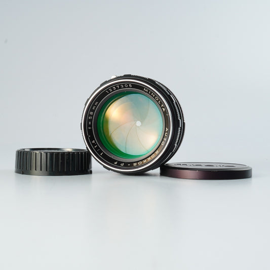 MINOLTA AUTO ROKKOR-PF 58mm F/1.4 単焦点レンズ