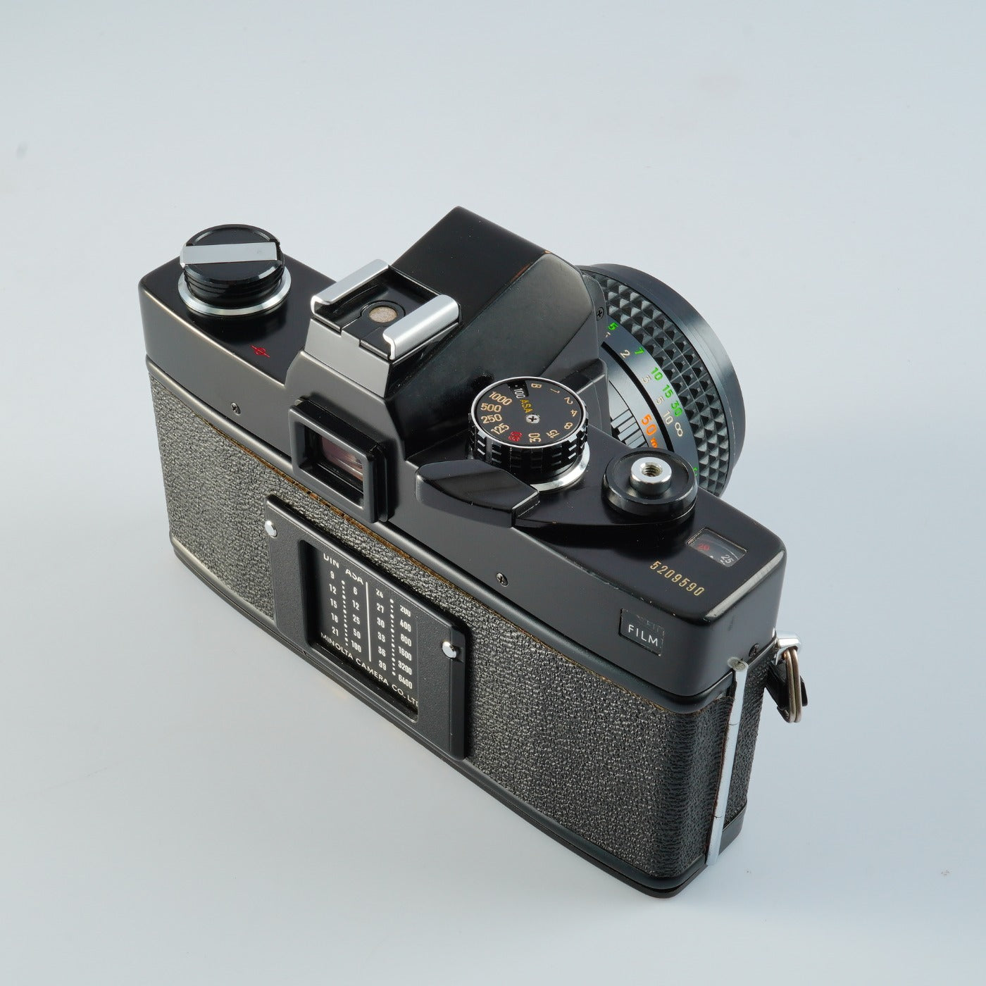【Serviced & Tested】 MINOLTA SR505 Black + MC ROKKOR-PF 50mm F/1.7 MF フィルム一眼レフカメラ