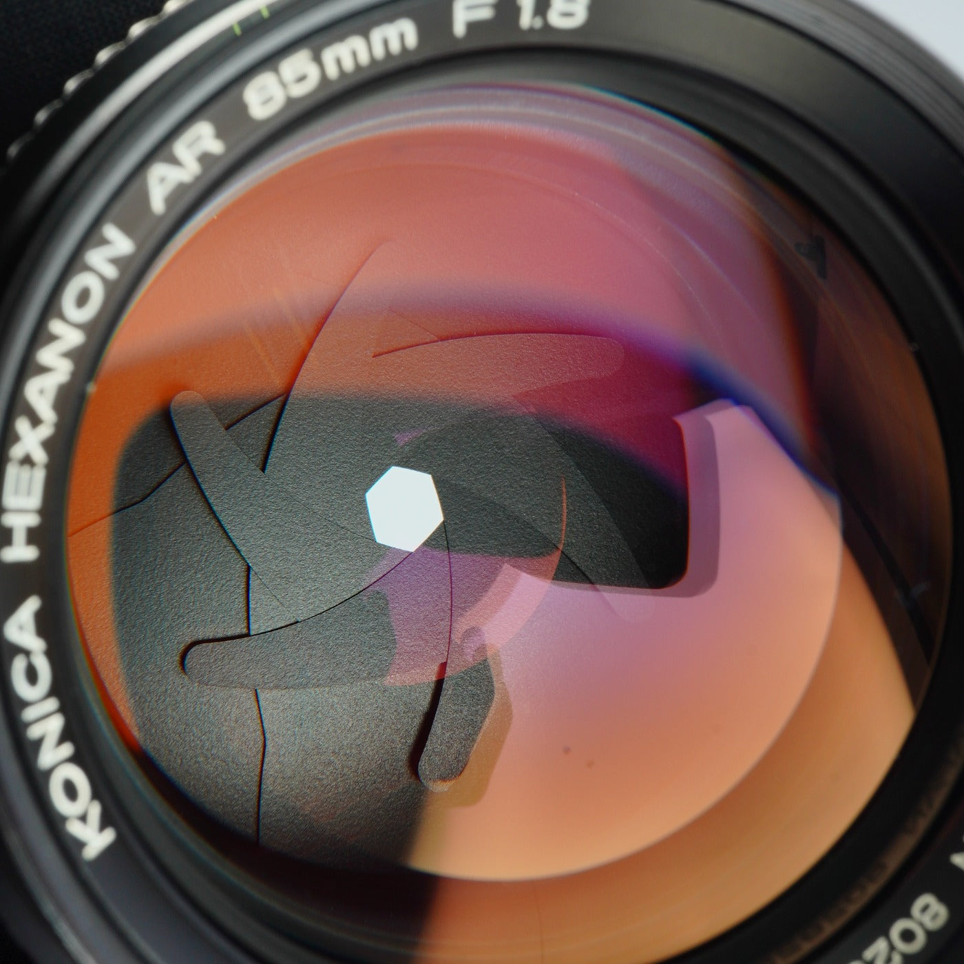 Konica Hexanon AR 85mm F/1.8 単焦点レンズ
