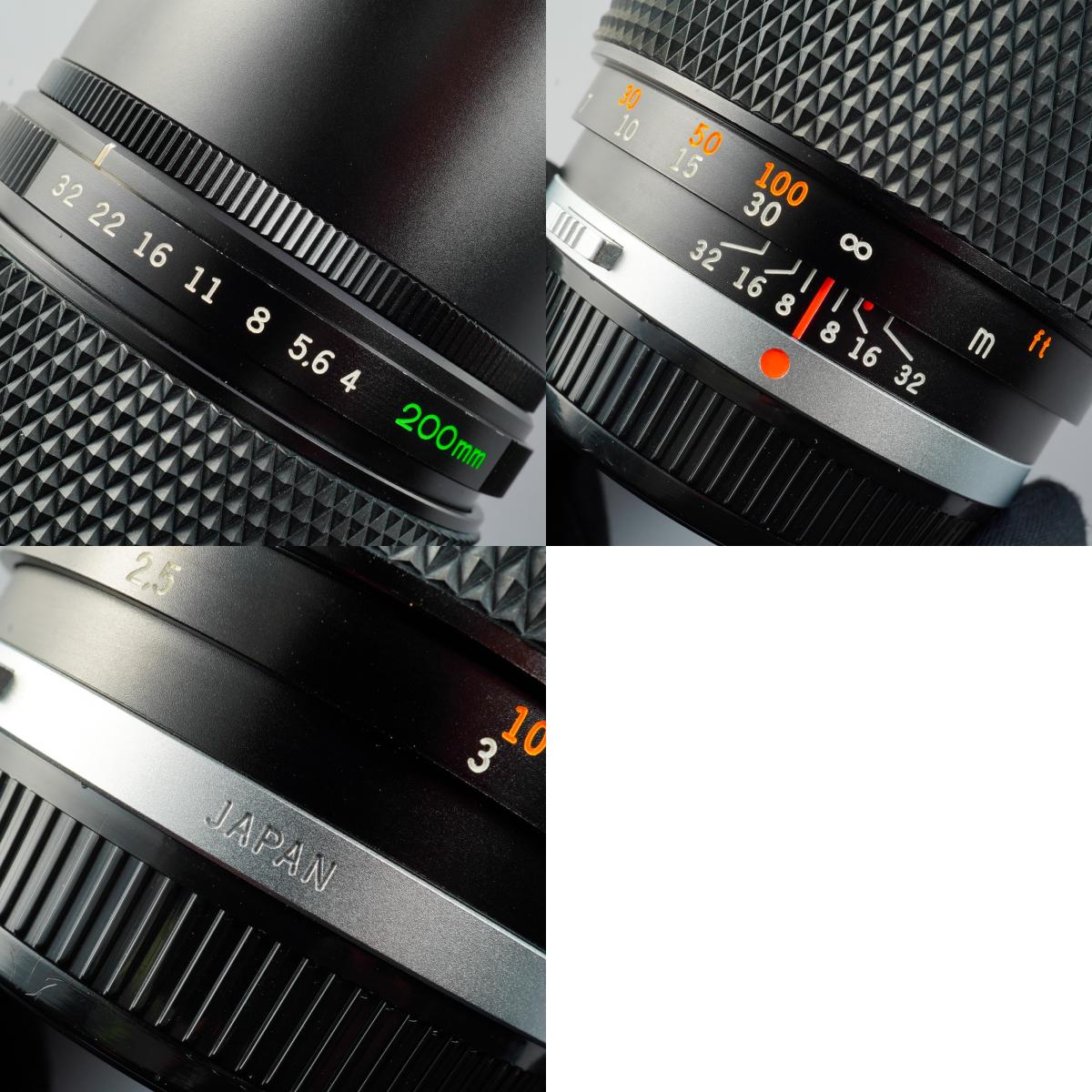 OLYMPUS OM-SYSTEM ZUIKO MC AUTO-T 200mm F/4 単焦点レンズ