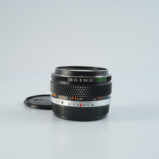 OLYMPUS OM-SYSTEM G.ZUIKO AUTO-W 28mm F/3.5 単焦点レンズ