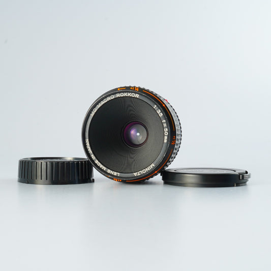 MINOLTA MD MACRO ROKKOR 50mm F/3.5 単焦点レンズ