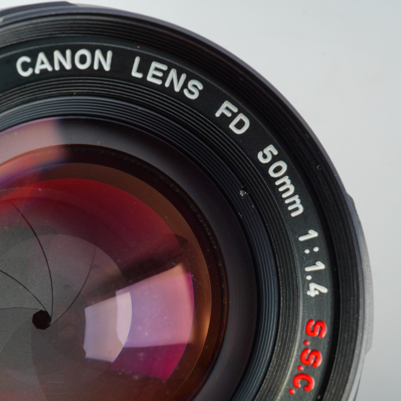 Canon FD 50mm F/1.4 S.S.C. A mark 単焦点レンズ