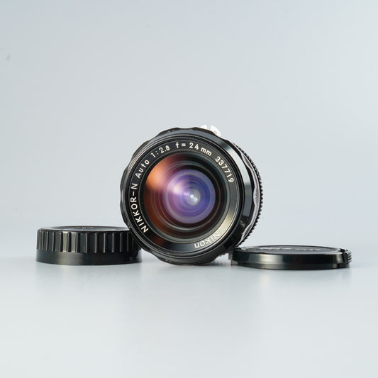 Nikon NIKKOR-N Auto Nippon Kogaku Japan 24mm F/2.8 Ai改 単焦点レンズ