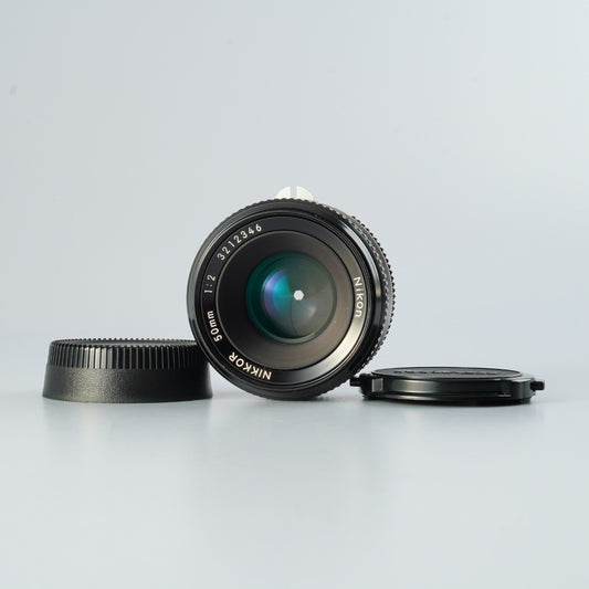 Nikon NIKKOR 50mm F/2 非Ai 単焦点レンズ