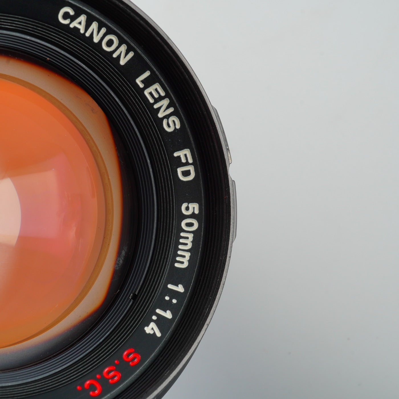 Canon FD 50mm F/1.4 S.S.C. A mark 単焦点レンズ